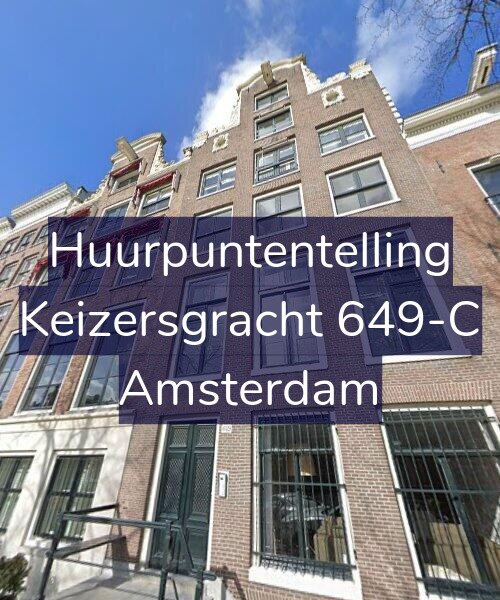 Foto gevel Huurpuntentelling voor Keizersgracht 649-C, Amsterdam