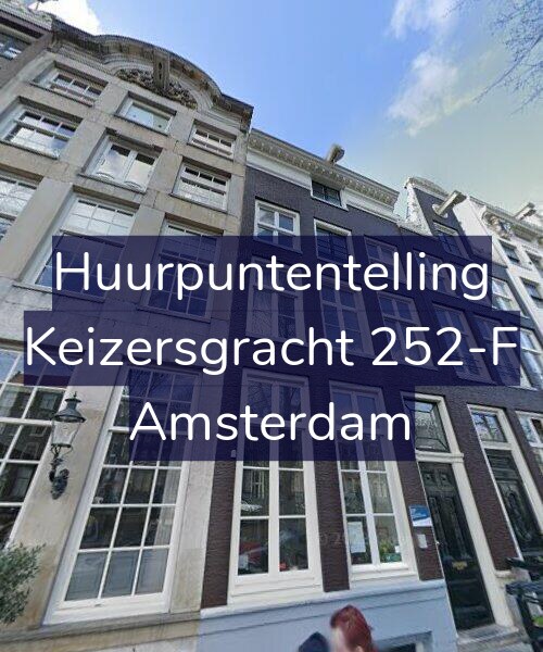 Foto gevel Huurpuntentelling voor Keizersgracht 252-F, Amsterdam