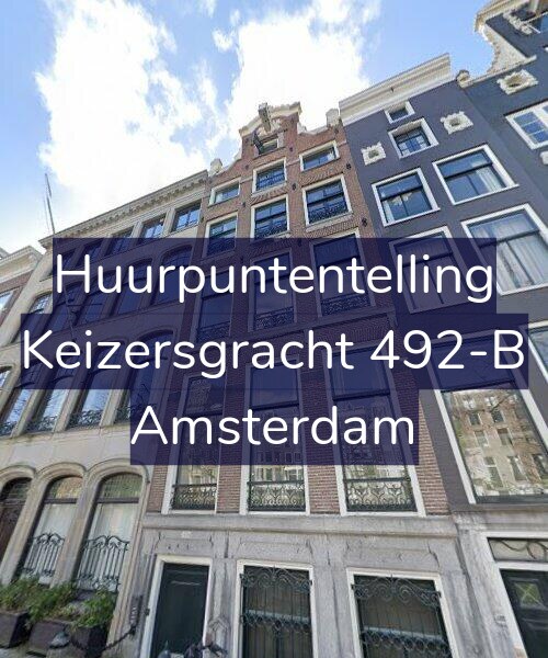 Foto gevel Huurpuntentelling voor Keizersgracht 492-B, Amsterdam