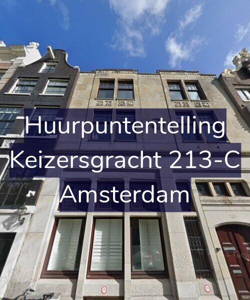 Foto gevel Huurpuntentelling voor Keizersgracht 213-C, Amsterdam