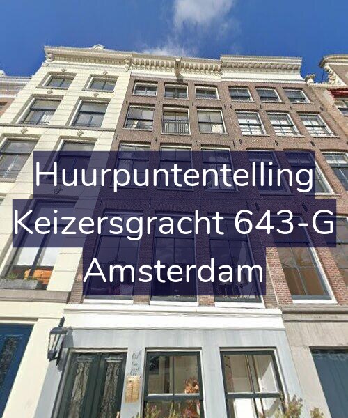 Foto gevel Huurpuntentelling voor Keizersgracht 643-G, Amsterdam