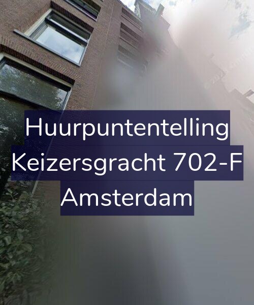 Foto gevel Huurpuntentelling voor Keizersgracht 702-F, Amsterdam