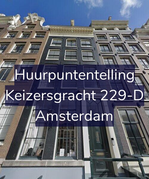 Foto gevel Huurpuntentelling voor Keizersgracht 229-D, Amsterdam
