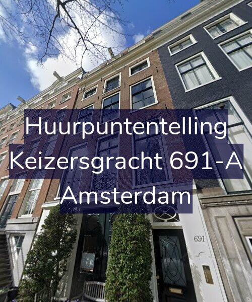 Foto gevel Huurpuntentelling voor Keizersgracht 691-A, Amsterdam