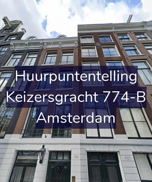 Foto gevel Huurpuntentelling voor Keizersgracht 774-B, Amsterdam