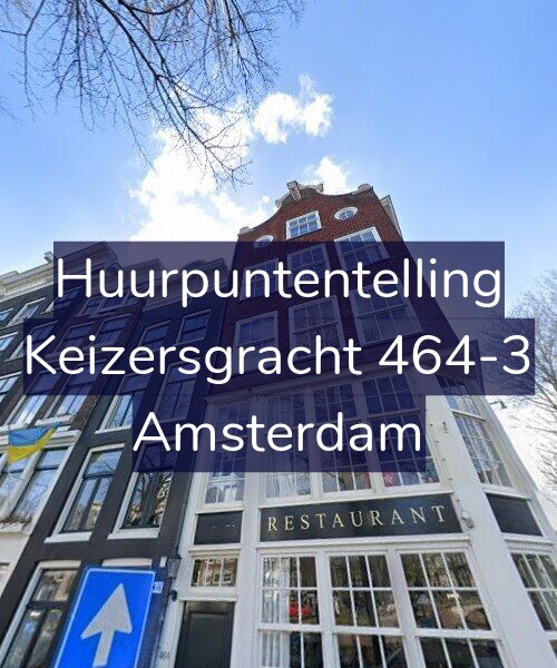 Foto gevel Huurpuntentelling voor Keizersgracht 464-3, Amsterdam