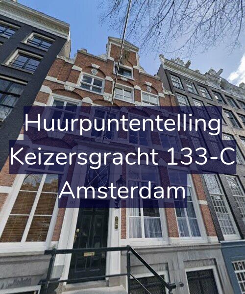 Foto gevel Huurpuntentelling voor Keizersgracht 133-C, Amsterdam
