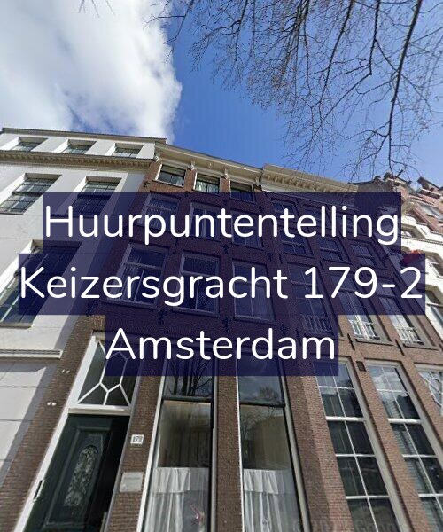 Foto gevel Huurpuntentelling voor Keizersgracht 179-2, Amsterdam