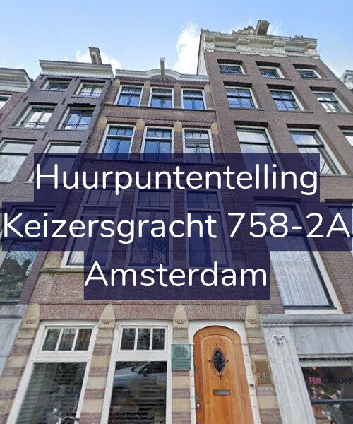 Foto gevel Huurpuntentelling voor Keizersgracht 758-2A, Amsterdam
