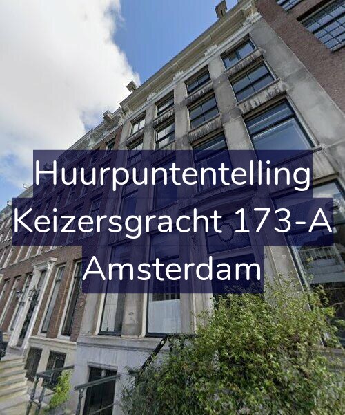 Foto gevel Huurpuntentelling voor Keizersgracht 173-A, Amsterdam