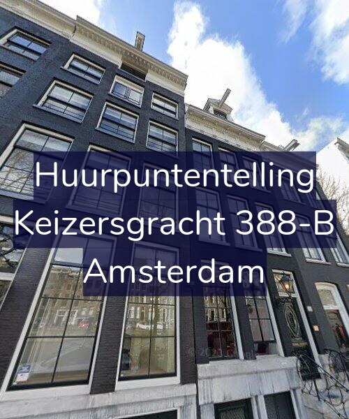 Foto gevel Huurpuntentelling voor Keizersgracht 388-B, Amsterdam