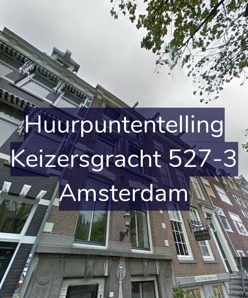 Foto gevel Huurpuntentelling voor Keizersgracht 527-3, Amsterdam