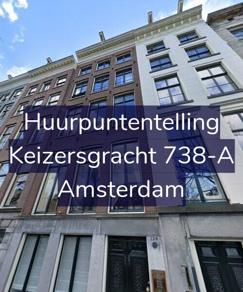 Foto gevel Huurpuntentelling voor Keizersgracht 738-A, Amsterdam