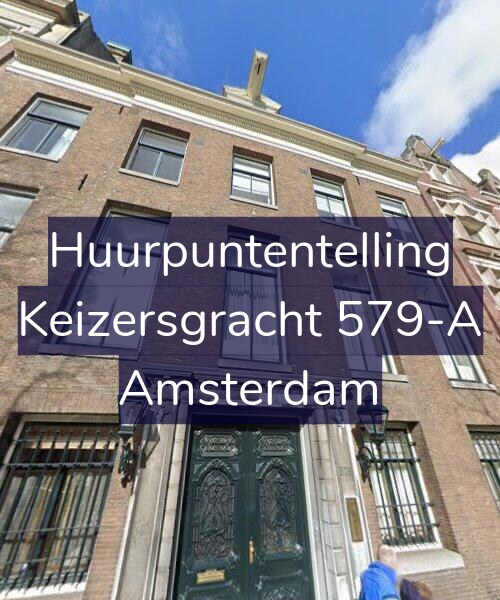 Foto gevel Huurpuntentelling voor Keizersgracht 579-A, Amsterdam