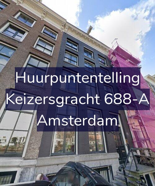 Foto gevel Huurpuntentelling voor Keizersgracht 688-A, Amsterdam