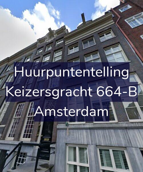 Foto gevel Huurpuntentelling voor Keizersgracht 664-B, Amsterdam