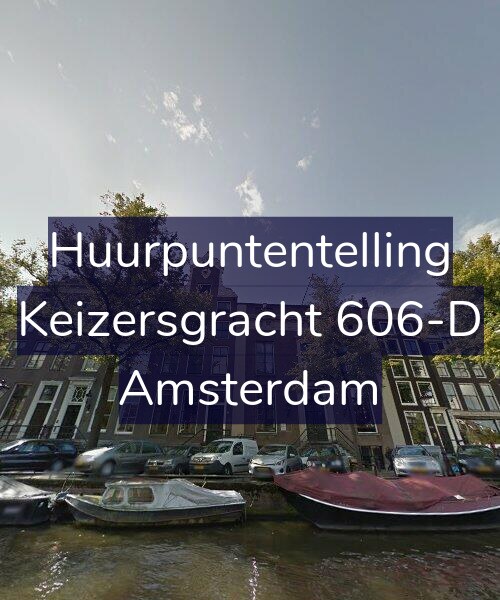 Foto gevel Huurpuntentelling voor Keizersgracht 606-D, Amsterdam