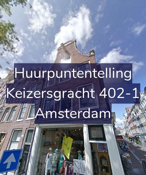 Foto gevel Huurpuntentelling voor Keizersgracht 402-1, Amsterdam