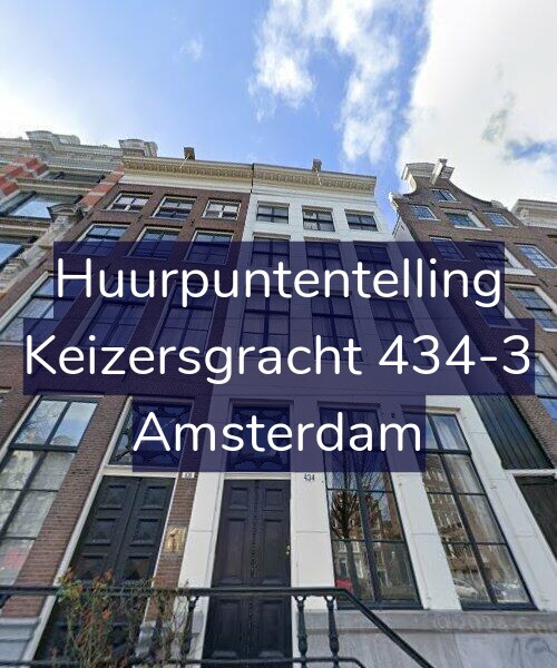 Foto gevel Huurpuntentelling voor Keizersgracht 434-3, Amsterdam
