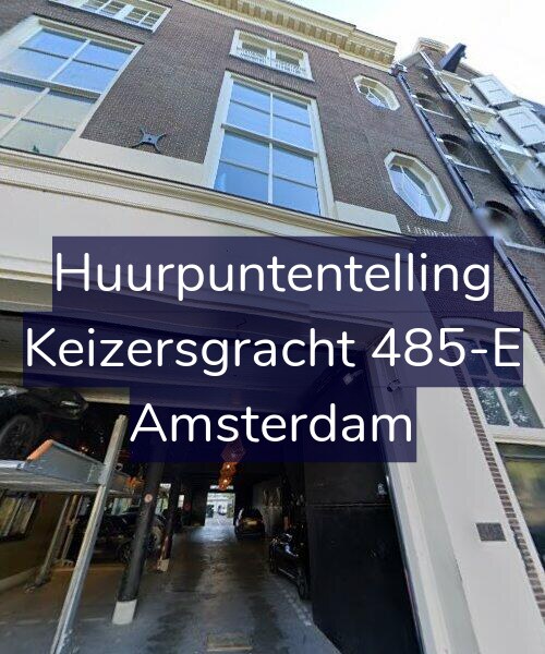 Foto gevel Huurpuntentelling voor Keizersgracht 485-E, Amsterdam