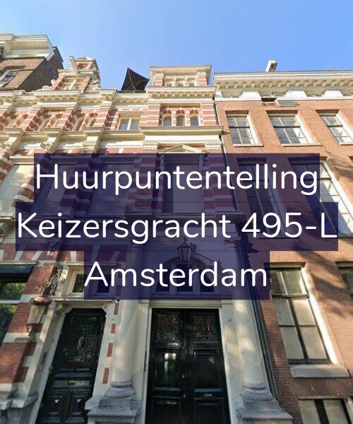 Foto gevel Huurpuntentelling voor Keizersgracht 495-L, Amsterdam