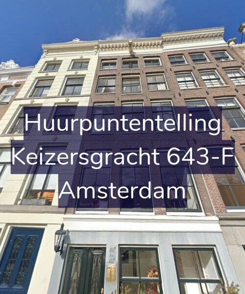 Foto gevel Huurpuntentelling voor Keizersgracht 643-F, Amsterdam