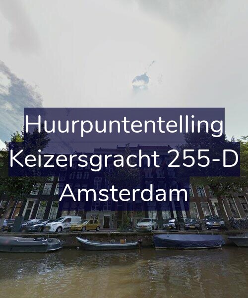 Foto gevel Huurpuntentelling voor Keizersgracht 255-D, Amsterdam