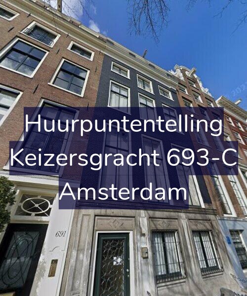 Foto gevel Huurpuntentelling voor Keizersgracht 693-C, Amsterdam