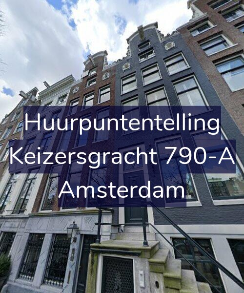 Foto gevel Huurpuntentelling voor Keizersgracht 790-A, Amsterdam