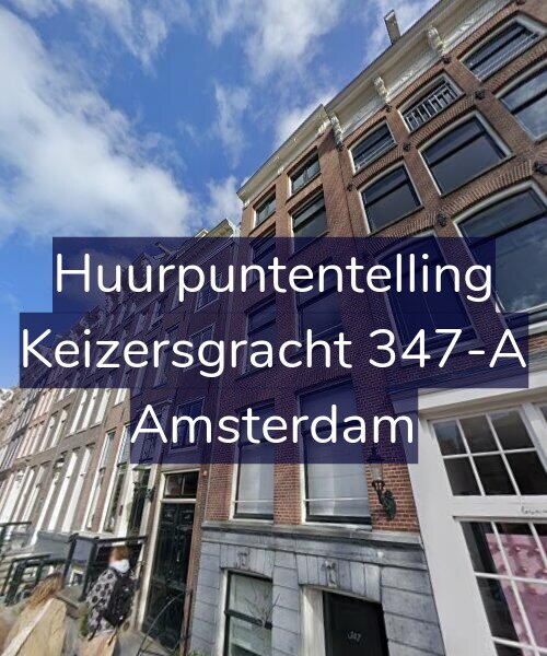 Foto gevel Huurpuntentelling voor Keizersgracht 347-A, Amsterdam