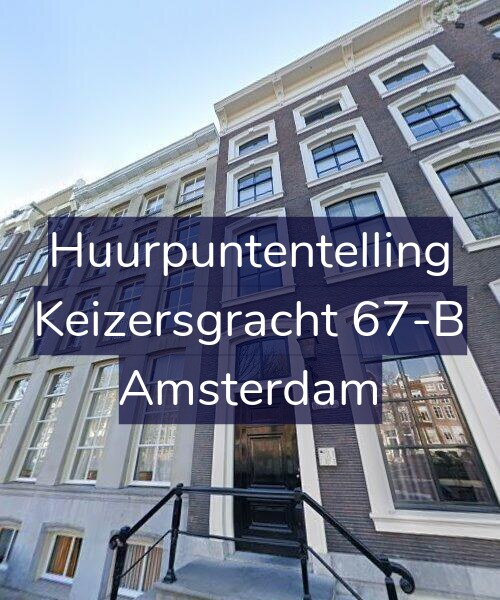 Foto gevel Huurpuntentelling voor Keizersgracht 67-B, Amsterdam