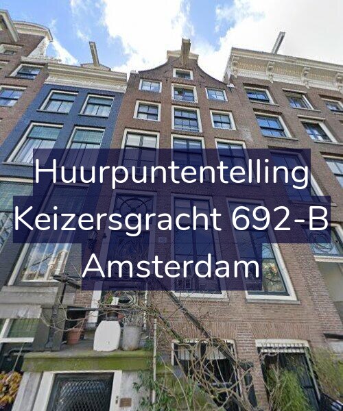 Foto gevel Huurpuntentelling voor Keizersgracht 692-B, Amsterdam