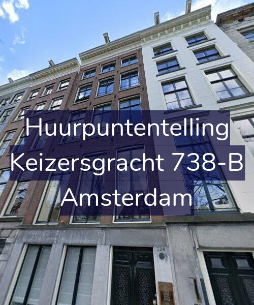 Foto gevel Huurpuntentelling voor Keizersgracht 738-B, Amsterdam