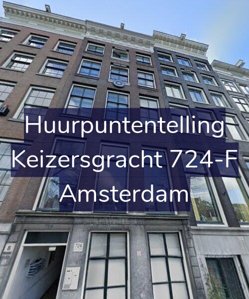 Foto gevel Huurpuntentelling voor Keizersgracht 724-F, Amsterdam