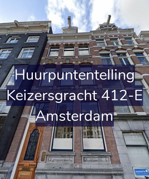 Foto gevel Huurpuntentelling voor Keizersgracht 412-E, Amsterdam
