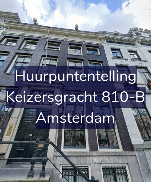 Foto gevel Huurpuntentelling voor Keizersgracht 810-B, Amsterdam