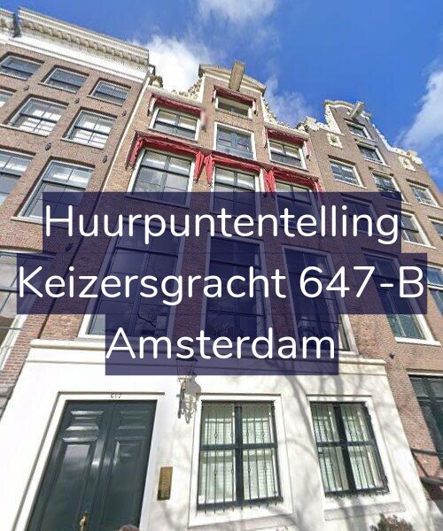 Foto gevel Huurpuntentelling voor Keizersgracht 647-B, Amsterdam
