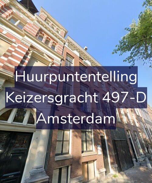 Foto gevel Huurpuntentelling voor Keizersgracht 497-D, Amsterdam
