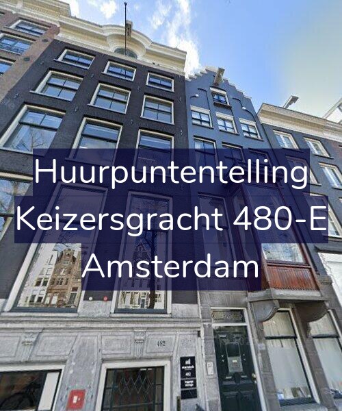 Foto gevel Huurpuntentelling voor Keizersgracht 480-E, Amsterdam