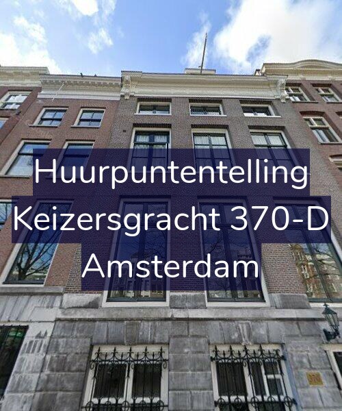 Foto gevel Huurpuntentelling voor Keizersgracht 370-D, Amsterdam