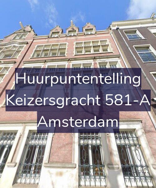 Foto gevel Huurpuntentelling voor Keizersgracht 581-A, Amsterdam