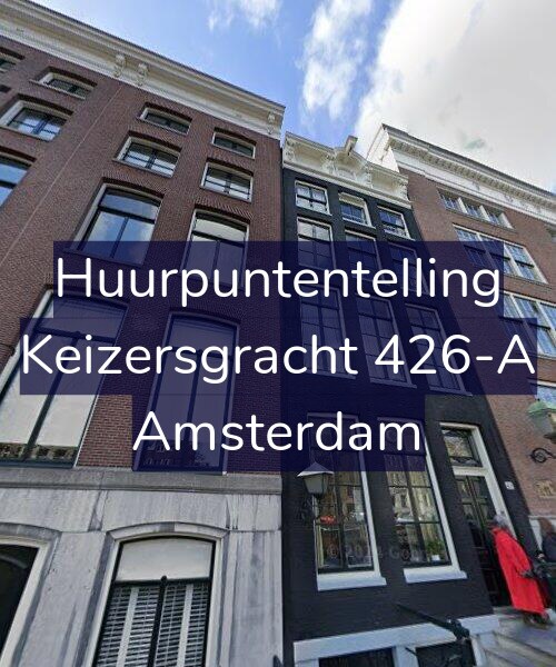 Foto gevel Huurpuntentelling voor Keizersgracht 426-A, Amsterdam