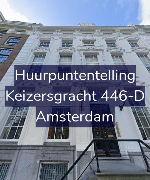Foto gevel Huurpuntentelling voor Keizersgracht 446-D, Amsterdam