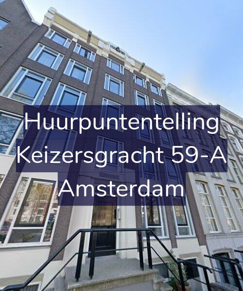 Foto gevel Huurpuntentelling voor Keizersgracht 59-A, Amsterdam