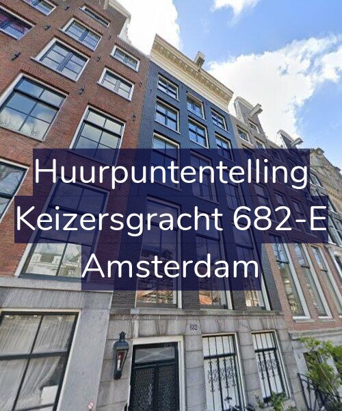 Foto gevel Huurpuntentelling voor Keizersgracht 682-E, Amsterdam