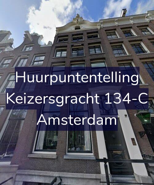 Foto gevel Huurpuntentelling voor Keizersgracht 134-C, Amsterdam