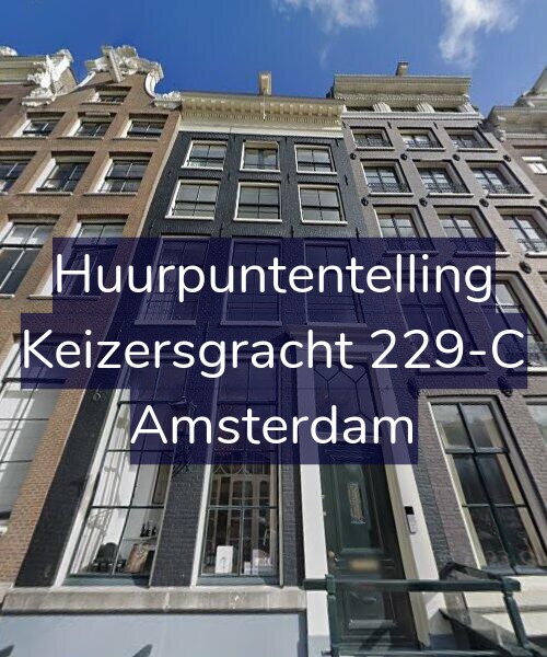 Foto gevel Huurpuntentelling voor Keizersgracht 229-C, Amsterdam