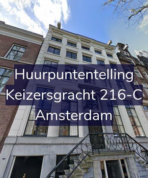 Foto gevel Huurpuntentelling voor Keizersgracht 216-C, Amsterdam