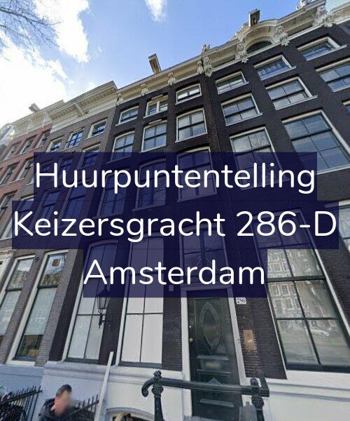 Foto gevel Huurpuntentelling voor Keizersgracht 286-D, Amsterdam