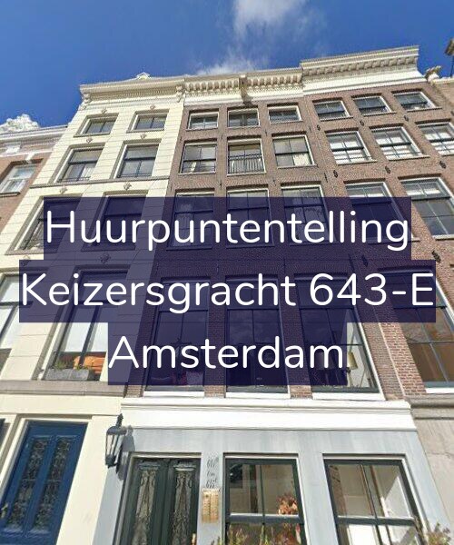 Foto gevel Huurpuntentelling voor Keizersgracht 643-E, Amsterdam